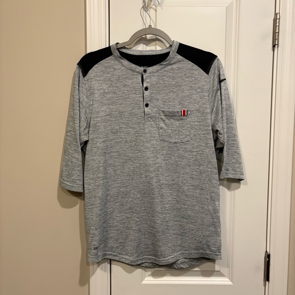 Nike Dri-Fit OSU Ohio State Button-Up T-Shirt